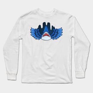 flying shark Long Sleeve T-Shirt